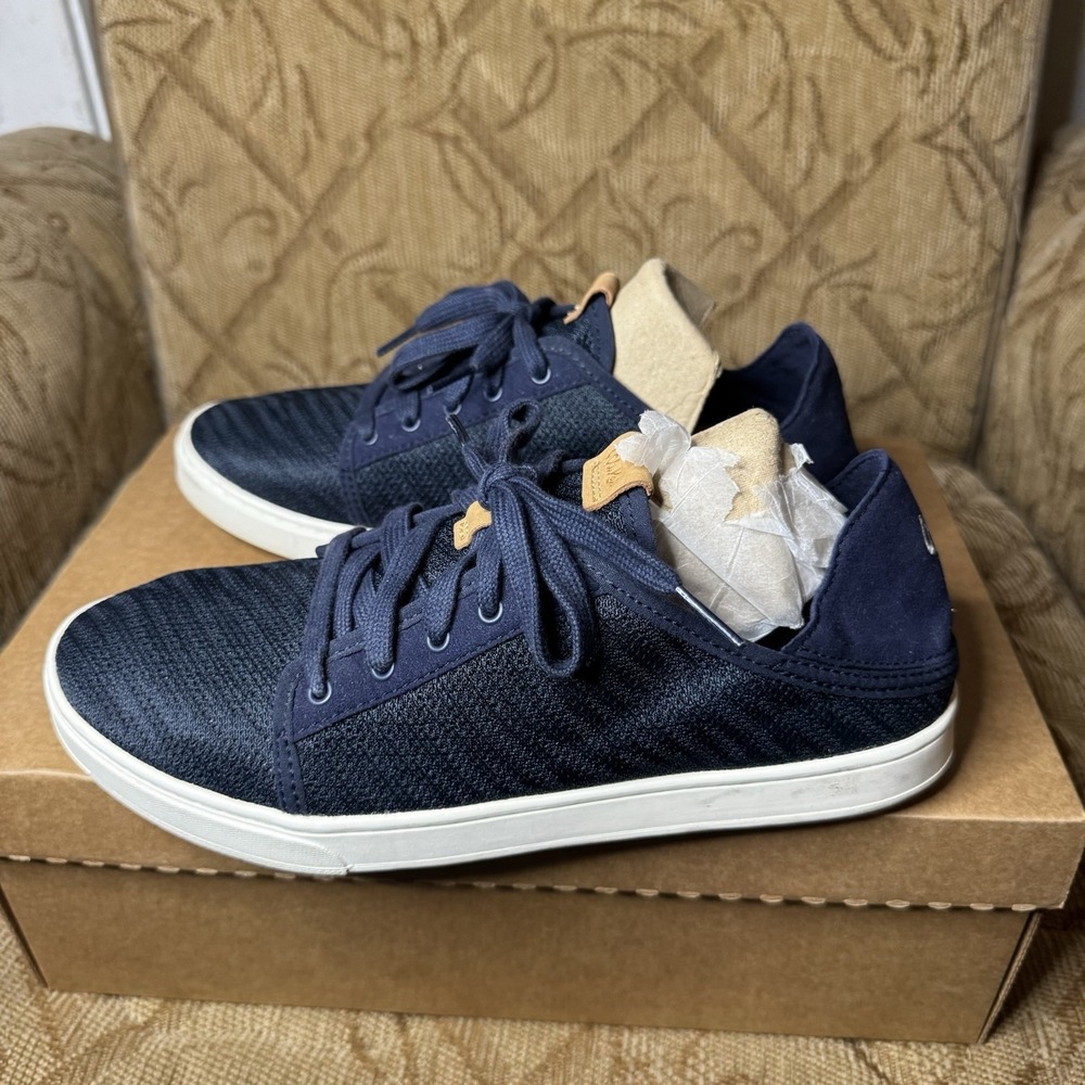 Olukai Pehuea Li‎ Women's Casual Shoes, Trench Blue/Trench Blue Size 9